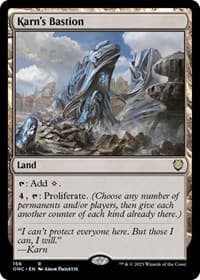 Karn's Bastion - Commander: Phyrexia: All Will Be One - Magic: The Gathering card
