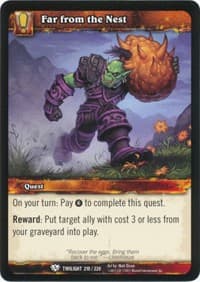 Far from the Nest - Twilight of the Dragons - WoW card