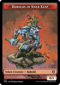Kobolds of Kher Keep // Dragon Double-Sided Token - Commander: Phyrexia: All Will Be One - Magic: The Gathering card