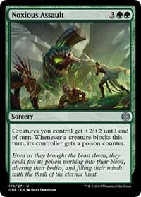 Noxious Assault - Phyrexia: All Will Be One - Magic: The Gathering card