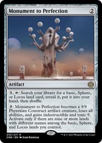 Monument to Perfection - Phyrexia: All Will Be One - Magic: The Gathering card
