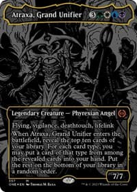 Atraxa, Grand Unifier (Oil Slick Raised Foil) - Phyrexia: All Will Be One - Magic: The Gathering card