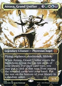Atraxa, Grand Unifier (Showcase) (Step-and-Compleat Foil) - Phyrexia: All Will Be One - Magic: The Gathering card