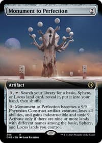 Monument to Perfection (Extended Art) - Phyrexia: All Will Be One - Magic: The Gathering card