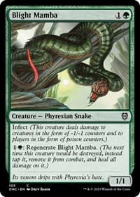 Blight Mamba - Commander: Phyrexia: All Will Be One - Magic: The Gathering card