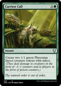 Carrion Call - Commander: Phyrexia: All Will Be One - Magic: The Gathering card