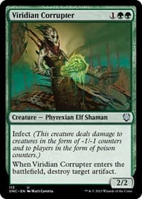 Viridian Corrupter - Commander: Phyrexia: All Will Be One - Magic: The Gathering card