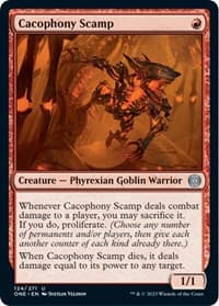 Cacophony Scamp - Phyrexia: All Will Be One - Magic: The Gathering card
