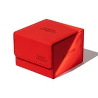 SideWinder XenoSkin 133+ Monocolor Deck Case - Red - Ultimate Guard Deck Boxes - Deck Boxes card