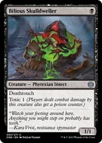 Bilious Skulldweller - Phyrexia: All Will Be One - Magic: The Gathering card