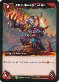 Flamebringer Gaxix - Twilight of the Dragons - WoW card