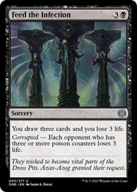 Feed the Infection - Phyrexia: All Will Be One - Magic: The Gathering card