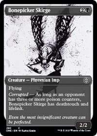 Bonepicker Skirge (Showcase) - Phyrexia: All Will Be One - Magic: The Gathering card