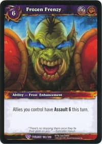 Frozen Frenzy - Twilight of the Dragons - WoW card