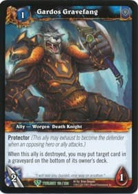 Gardos Gravefang - Twilight of the Dragons - WoW card