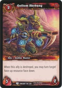 Gollom Skybang - Twilight of the Dragons - WoW card