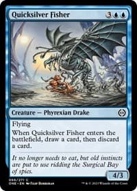 Quicksilver Fisher - Phyrexia: All Will Be One - Magic: The Gathering card