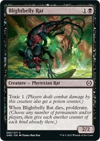 Blightbelly Rat - Phyrexia: All Will Be One - Magic: The Gathering card
