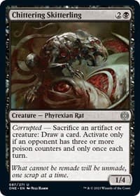 Chittering Skitterling - Phyrexia: All Will Be One - Magic: The Gathering card