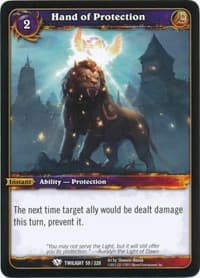 Hand of Protection - Twilight of the Dragons - WoW card