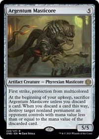 Argentum Masticore - Phyrexia: All Will Be One - Magic: The Gathering card