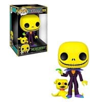 The Nightmare Before Christmas: Jack Skellington & Zero Super Sized 10" (Glow-in-the-Dark) - Pop! Vinyl - Funko card