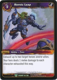 Heroic Leap - Twilight of the Dragons - WoW card