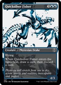 Quicksilver Fisher (Showcase) - Phyrexia: All Will Be One - Magic: The Gathering card