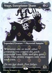 Vraan, Executioner Thane (Showcase) (Step-and-Compleat Foil) - Phyrexia: All Will Be One - Magic: The Gathering card