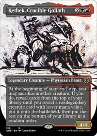 Kethek, Crucible Goliath (Showcase) - Phyrexia: All Will Be One - Magic: The Gathering card