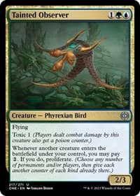 Tainted Observer - Phyrexia: All Will Be One - Magic: The Gathering card