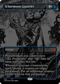 Ichormoon Gauntlet (Oil Slick Raised Foil) - Phyrexia: All Will Be One - Magic: The Gathering card