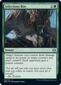 Infectious Bite - Phyrexia: All Will Be One - Magic: The Gathering card