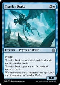 Trawler Drake - Phyrexia: All Will Be One - Magic: The Gathering card