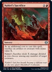 Nahiri's Sacrifice - Phyrexia: All Will Be One - Magic: The Gathering card