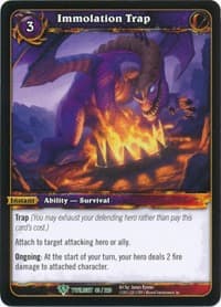Immolation Trap - Twilight of the Dragons - WoW card