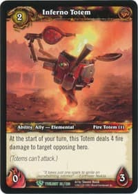 Inferno Totem - Twilight of the Dragons - WoW card
