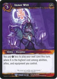 Inner Will - Twilight of the Dragons - WoW card