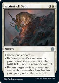 Against All Odds - Phyrexia: All Will Be One - Magic: The Gathering card