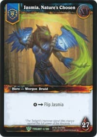 Jasmia, Nature's Chosen - Twilight of the Dragons - WoW card