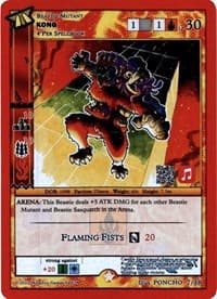 Kong (Apple Music) - Hiroquest 2.0 - MetaZoo card