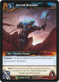 Jerrak Krandle - Twilight of the Dragons - WoW card