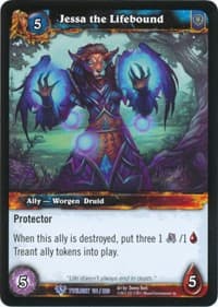 Jessa the Lifebound - Twilight of the Dragons - WoW card