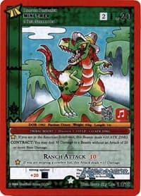 Mini T-Rex (Apple Music) - Hiroquest 2.0 - MetaZoo card