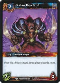 Kalan Howland - Twilight of the Dragons - WoW card