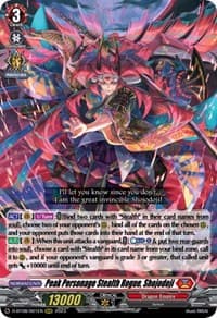 Peak Personage Stealth Rogue, Shojodoji - D-BT08: Minerva Rising - Cardfight Vanguard card
