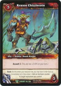 Kraxos Chizzlecoin - Twilight of the Dragons - WoW card