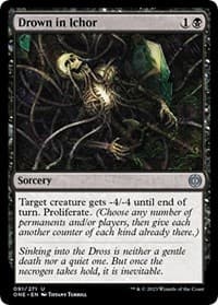 Drown in Ichor - Phyrexia: All Will Be One - Magic: The Gathering card