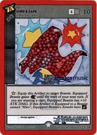 Hiro's Cape (Amazon Music) - Hiroquest 2.0 - MetaZoo card