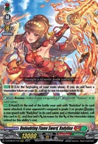Undoubting Flame Sword, Radylina - D-BT08: Minerva Rising - Cardfight Vanguard card